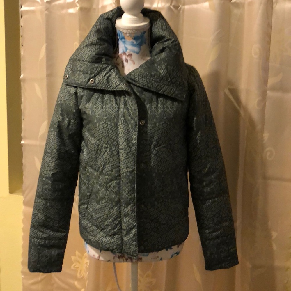 Green Patagonia winter jacket